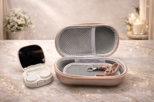 Estuche Protector De Lentes Y Lentes De Contacto
