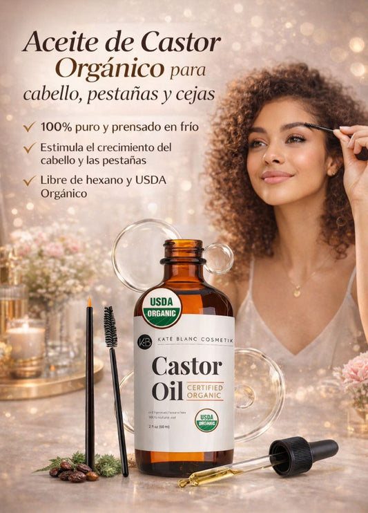Aceite de Castor Para Cejas Y Pestañas